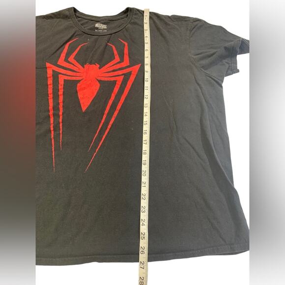 Marvel Spiderman Men's Tee Shirt Short Sleeve Crewneck Black Red Size 2X - Picture 6 of 6